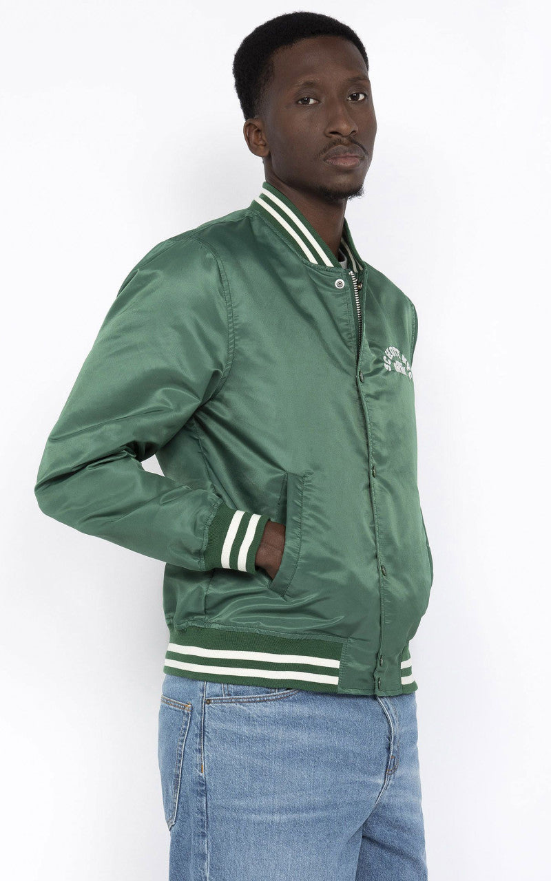 Schott NYC Princeton1 Varsity Jacket Green