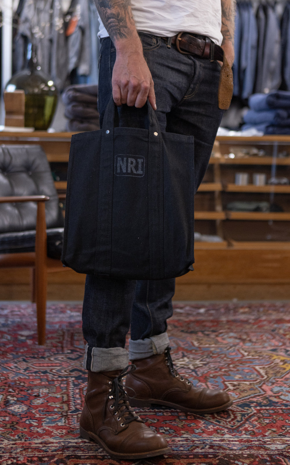 Puebco Labour Tote Bag Small Black
