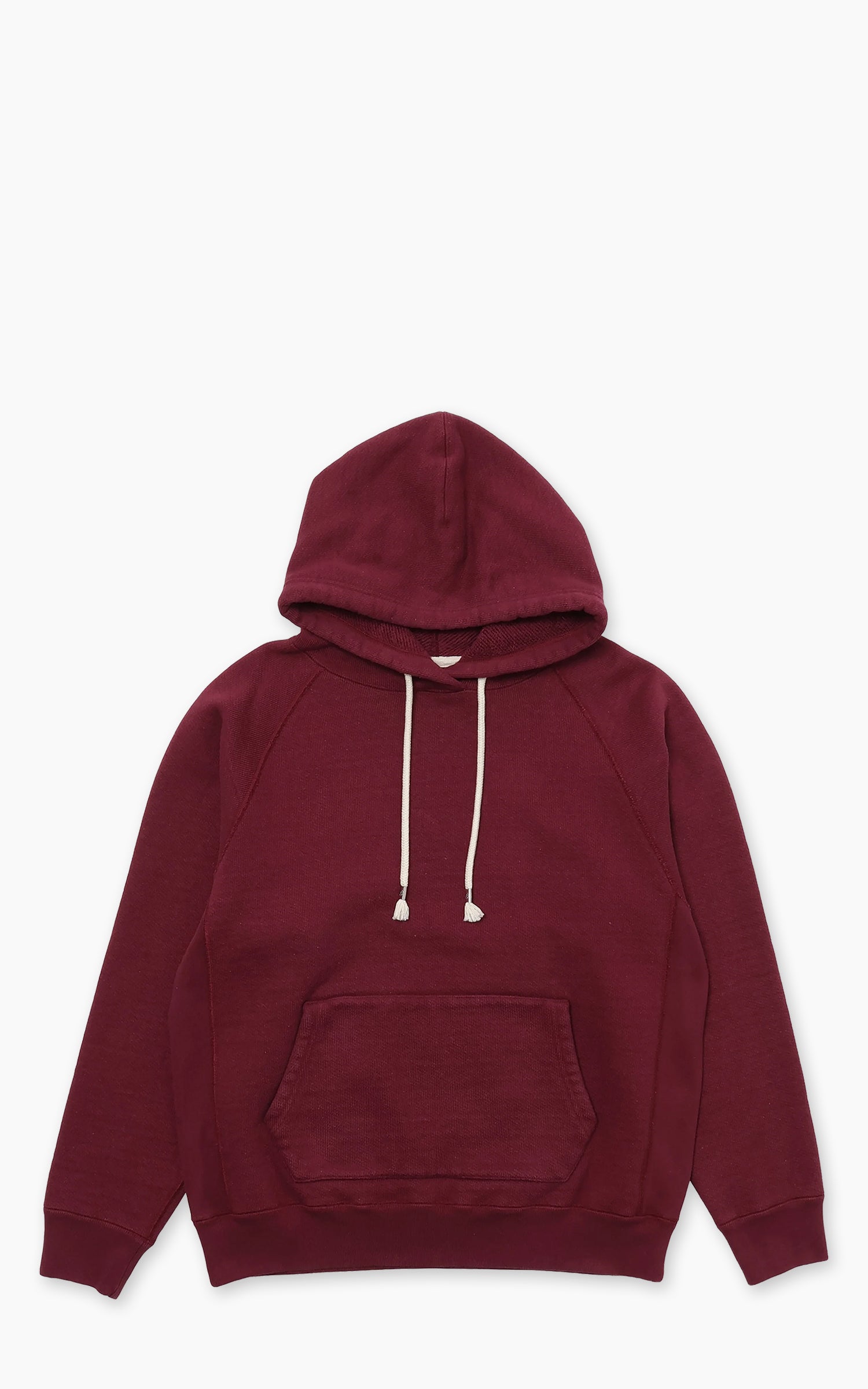 Wonder Looper Pullover Hoodie Double Heavyweight French Terry Burgundy