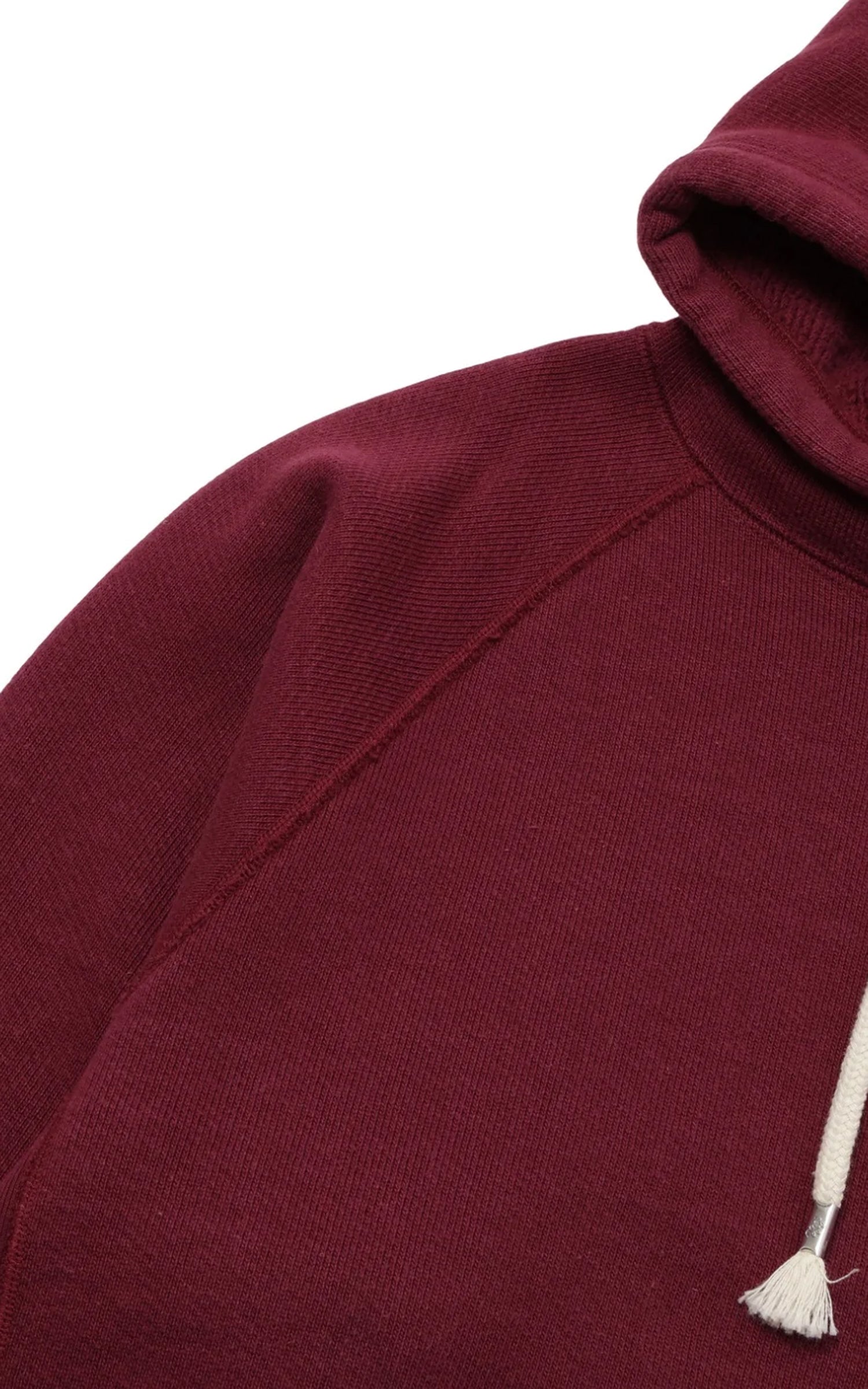 Wonder Looper Pullover Hoodie Double Heavyweight French Terry Burgundy