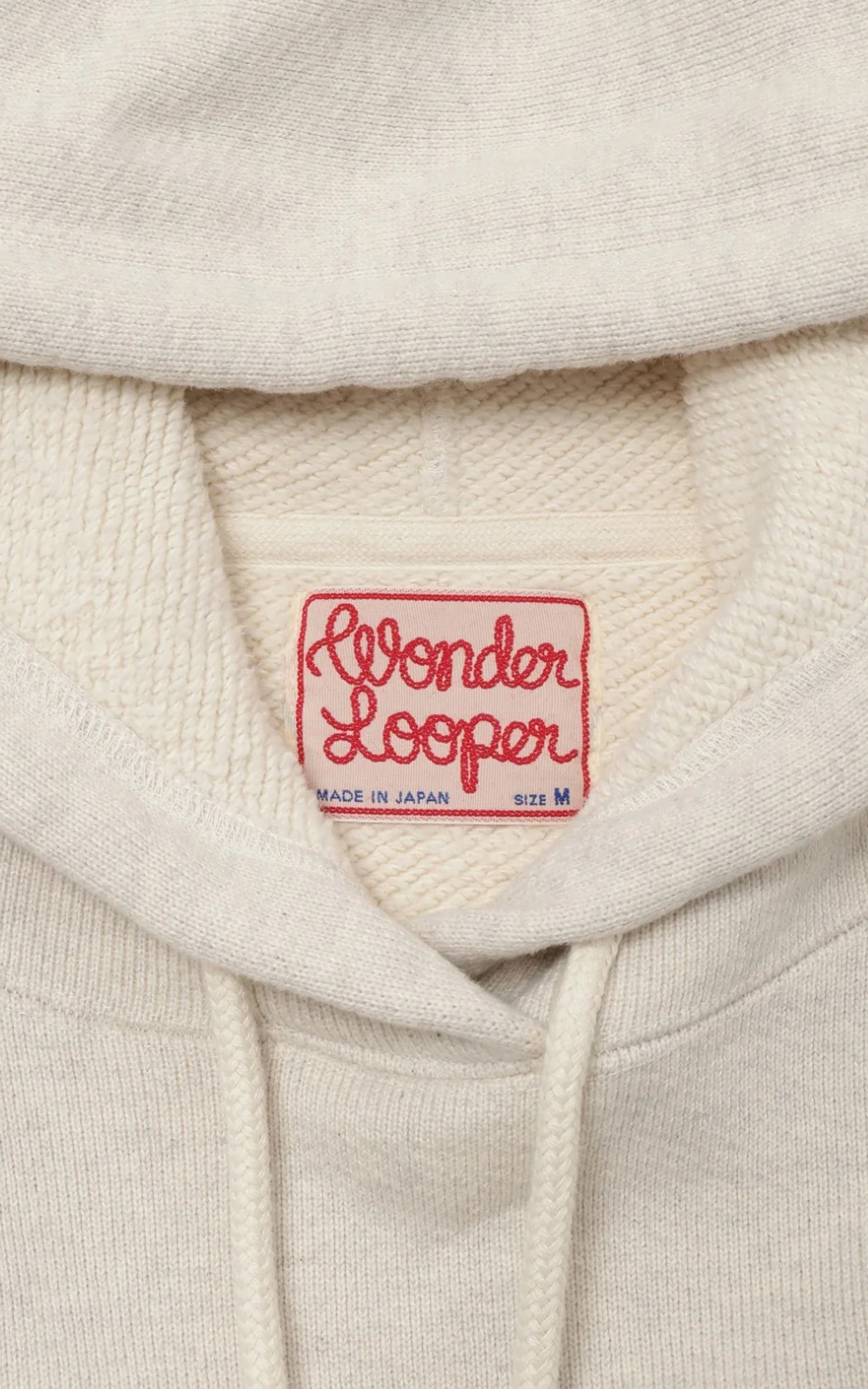 Wonder Looper Pullover Hoodie Double Heavyweight French Terry Oatmeal