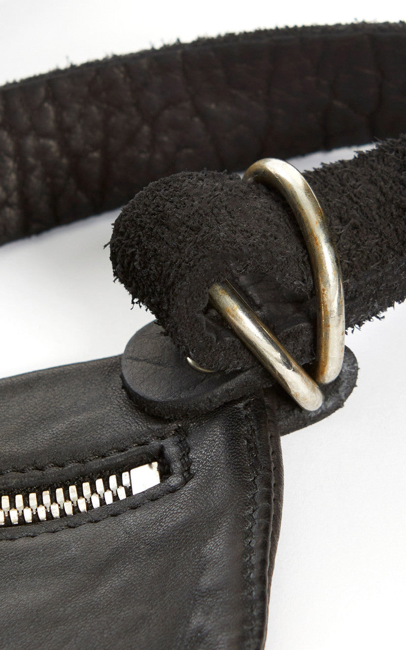 Guidi Q100 Belt Bag Soft Horse Full Grain Black