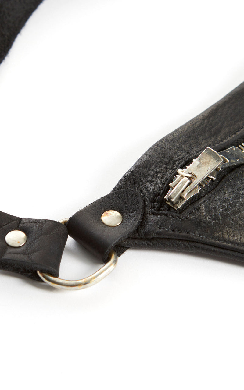 Guidi Q10M Belt Bag Soft Horse Full Grain Black