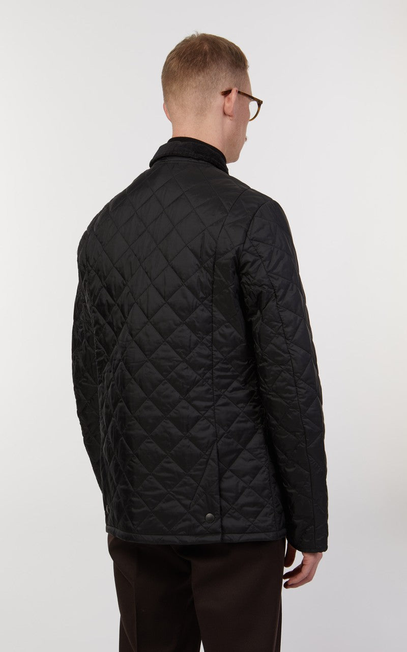 Barbour Quilted Jacket Heritage Liddesdale Black