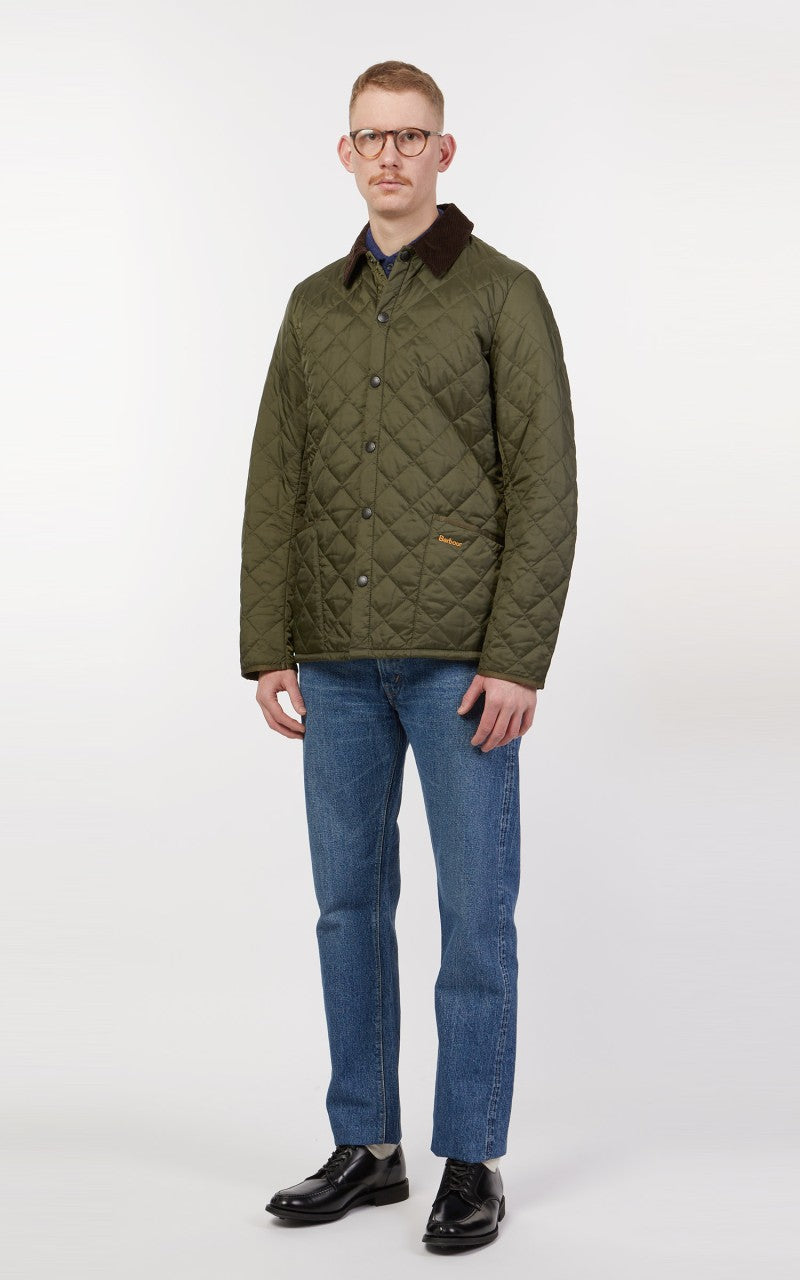 Barbour Quilted Jacket Heritage Liddesdale Olive