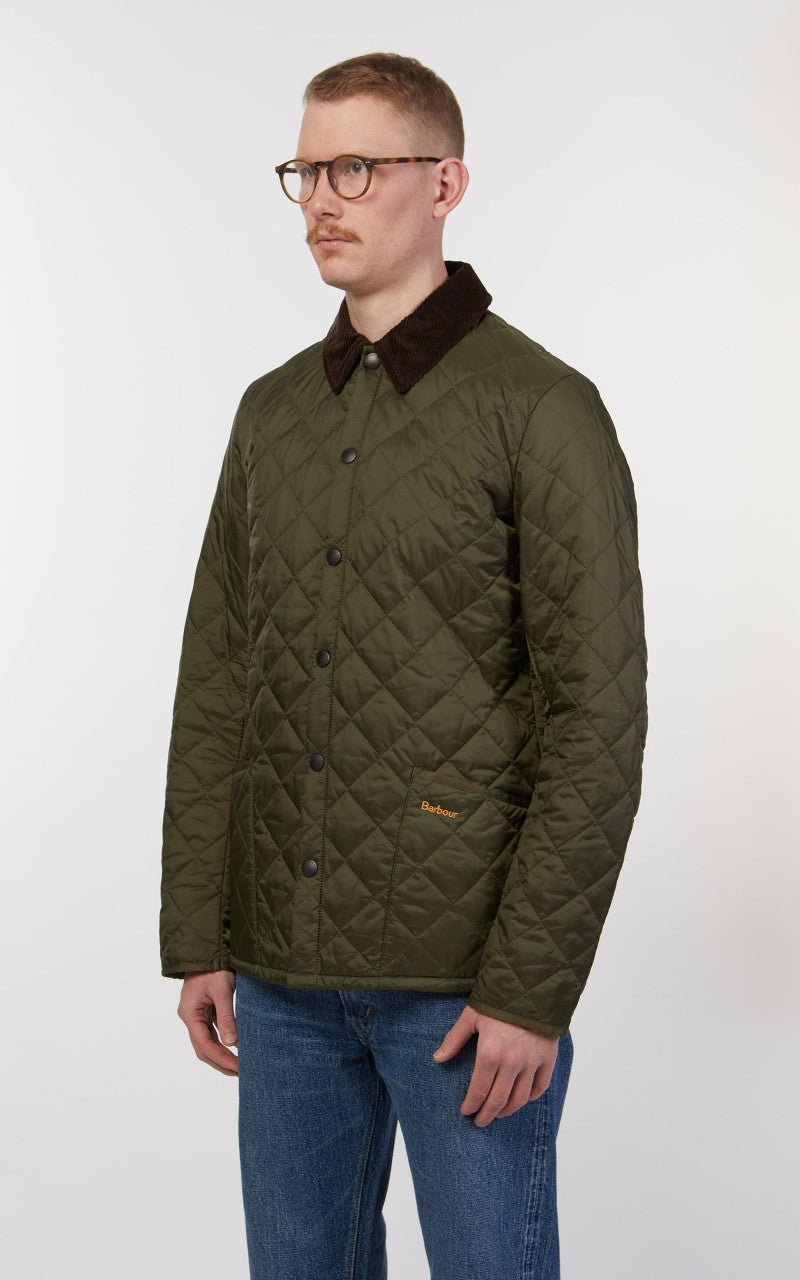 Barbour Quilted Jacket Heritage Liddesdale Olive
