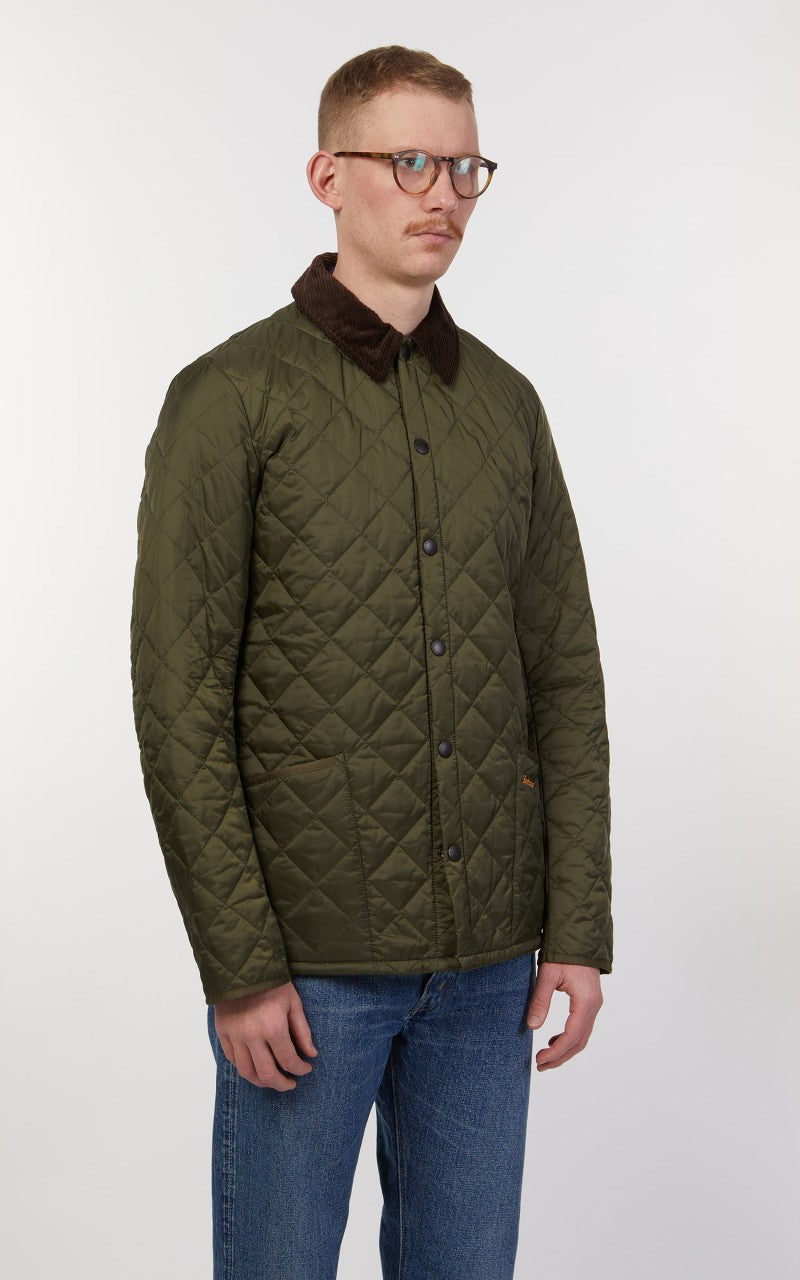 Barbour Quilted Jacket Heritage Liddesdale Olive