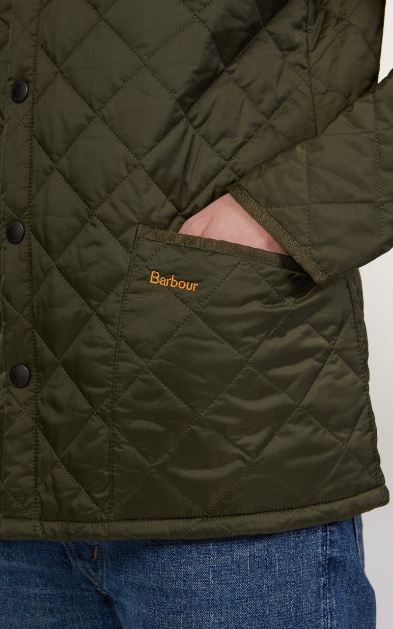 Barbour Quilted Jacket Heritage Liddesdale Olive