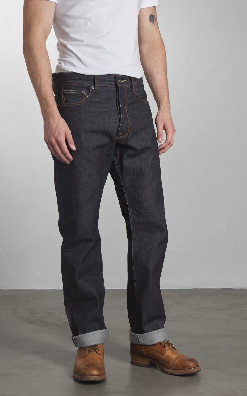 Railcar Fine Goods Rebels X100 Modern Straight Japanese Selvedge Indigo 15oz