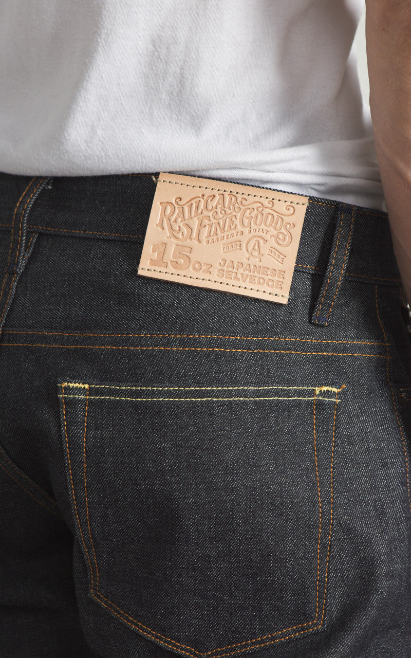 Railcar Fine Goods Rebels X100 Modern Straight Japanese Selvedge Indigo 15oz