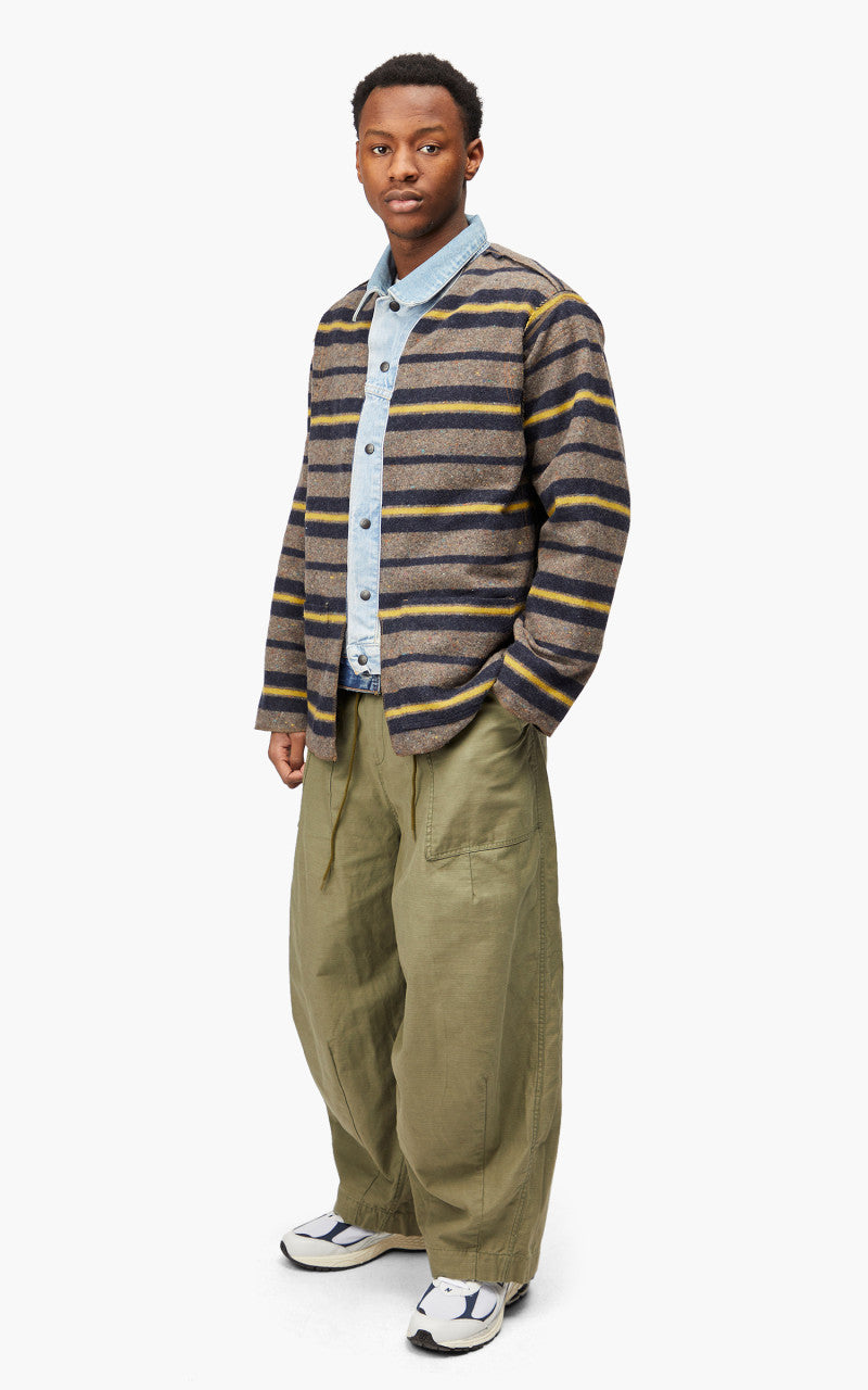 Needles Rebuild by Needles Jean Jacket Blanket Covered Reversible Large