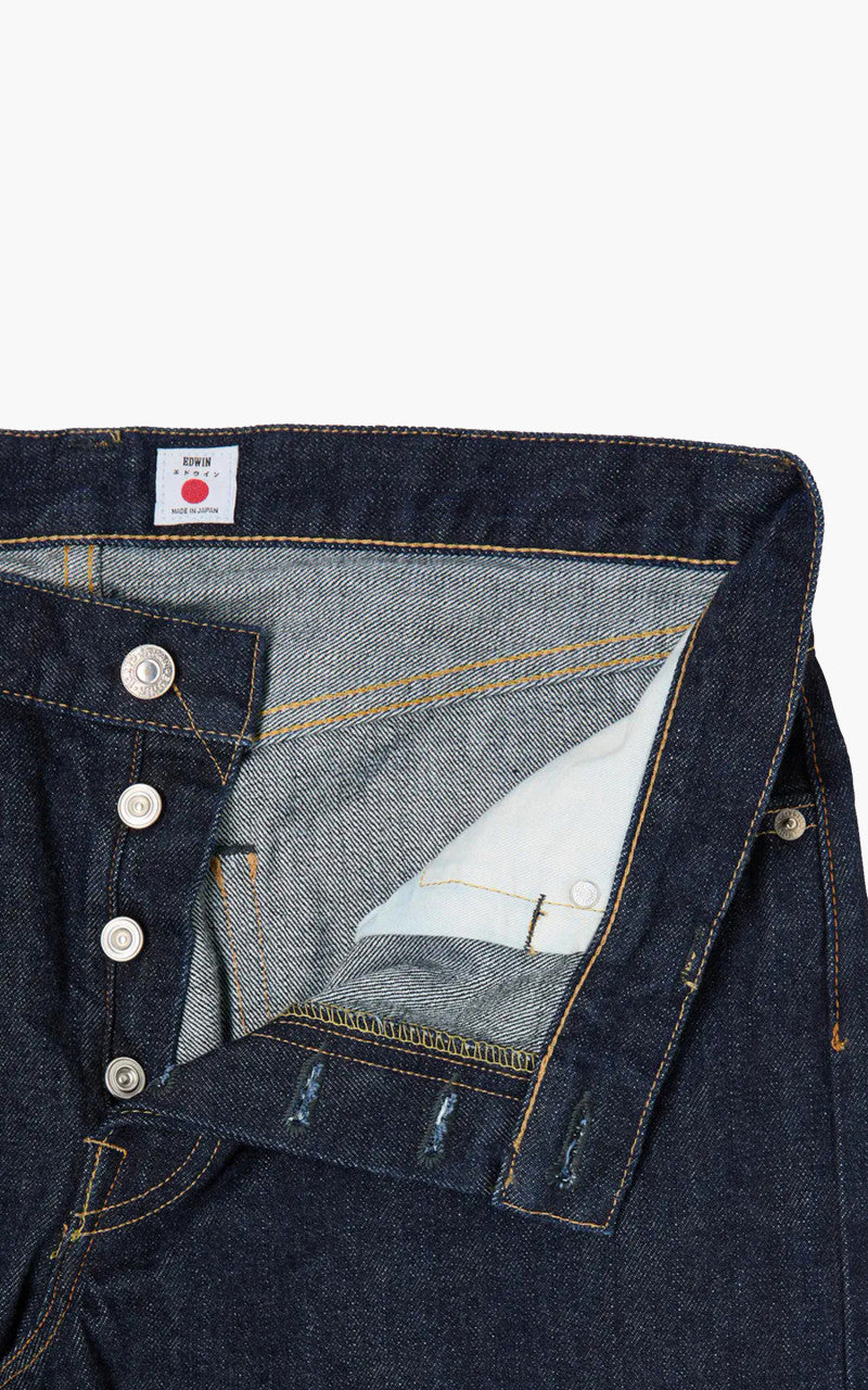 Edwin Regular Tapered "Made in Japan" Kurabo Red Line Selvage Blue Rinsed