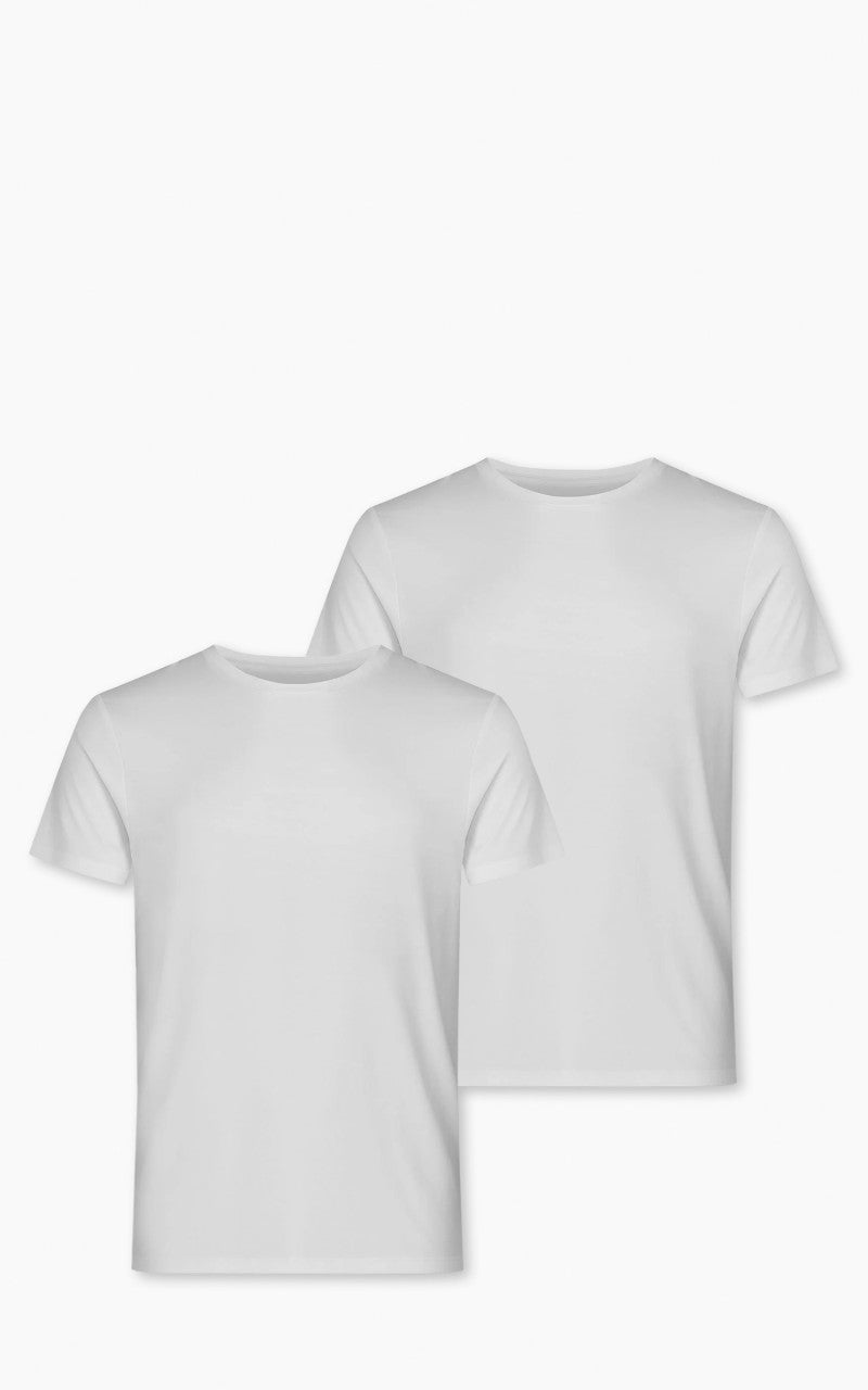 Resteröds Tee Bamboo 2-Pack White
