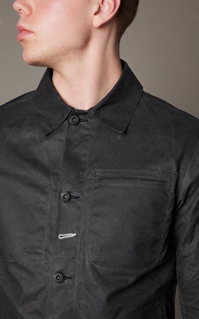 Rogue Territory Supply Jacket Waxed Canvas Ridgeline Black