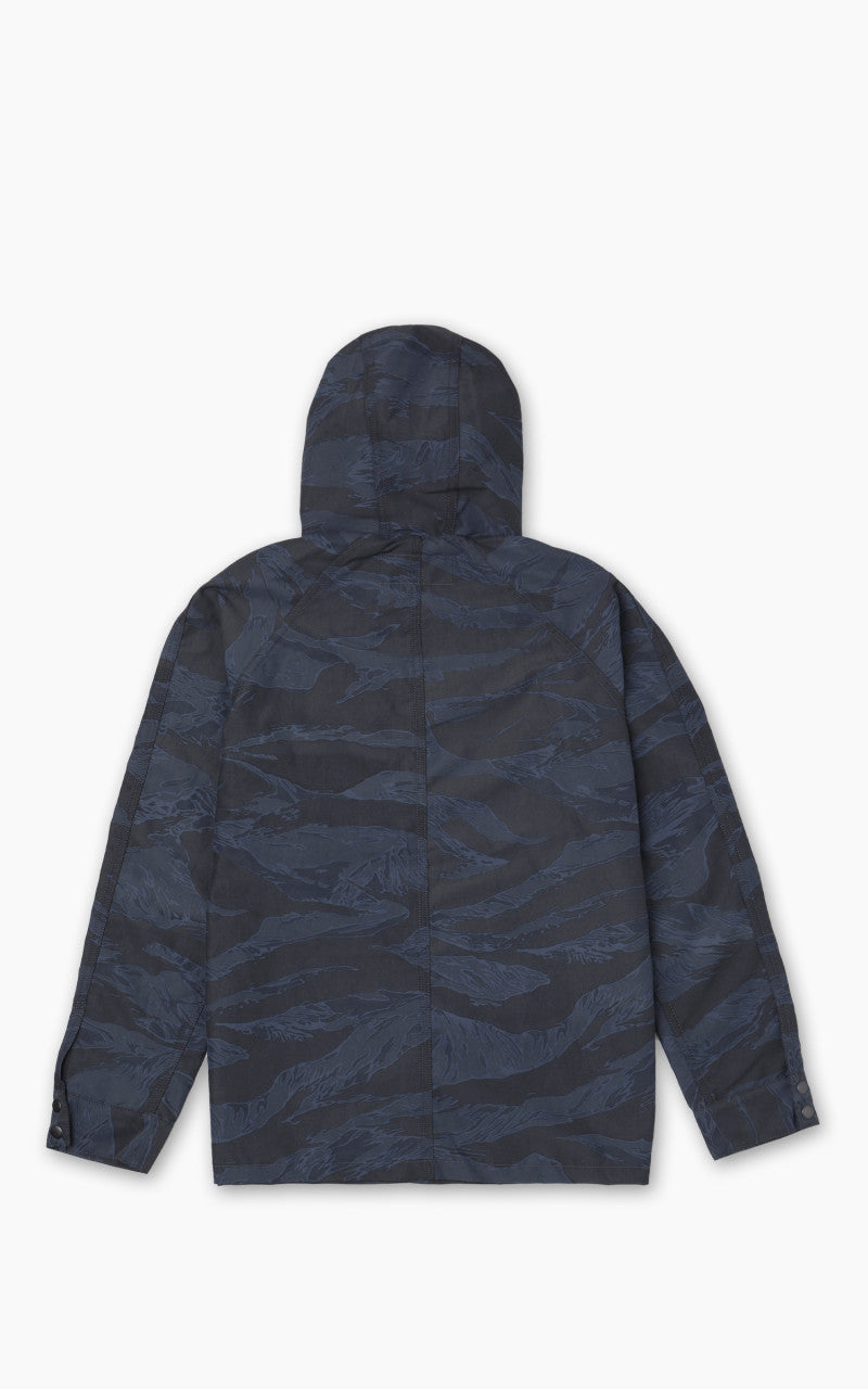 Rogue Territory Hooded Supply Jacket Tiger Camo Blue