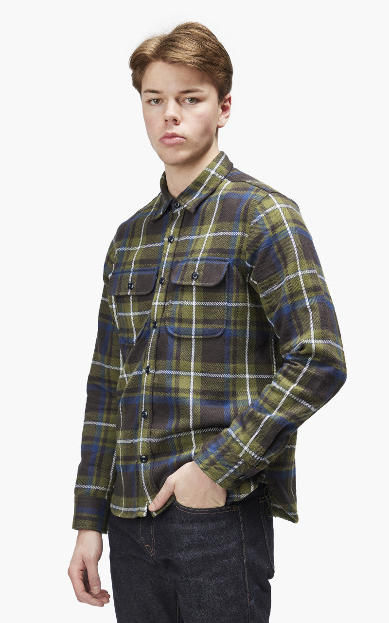 Rogue Territory Field Shirt HB Plaid Olive
