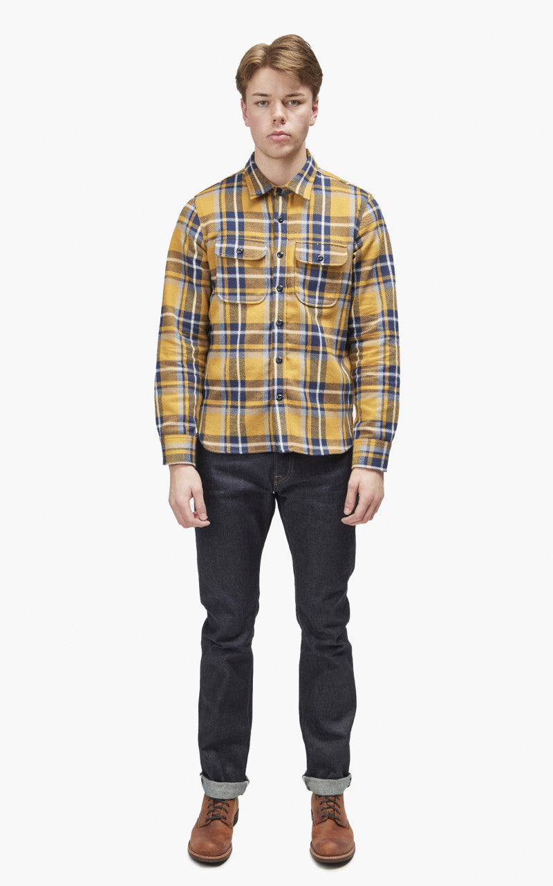 Rogue Territory Field Shirt HB Plaid Gold