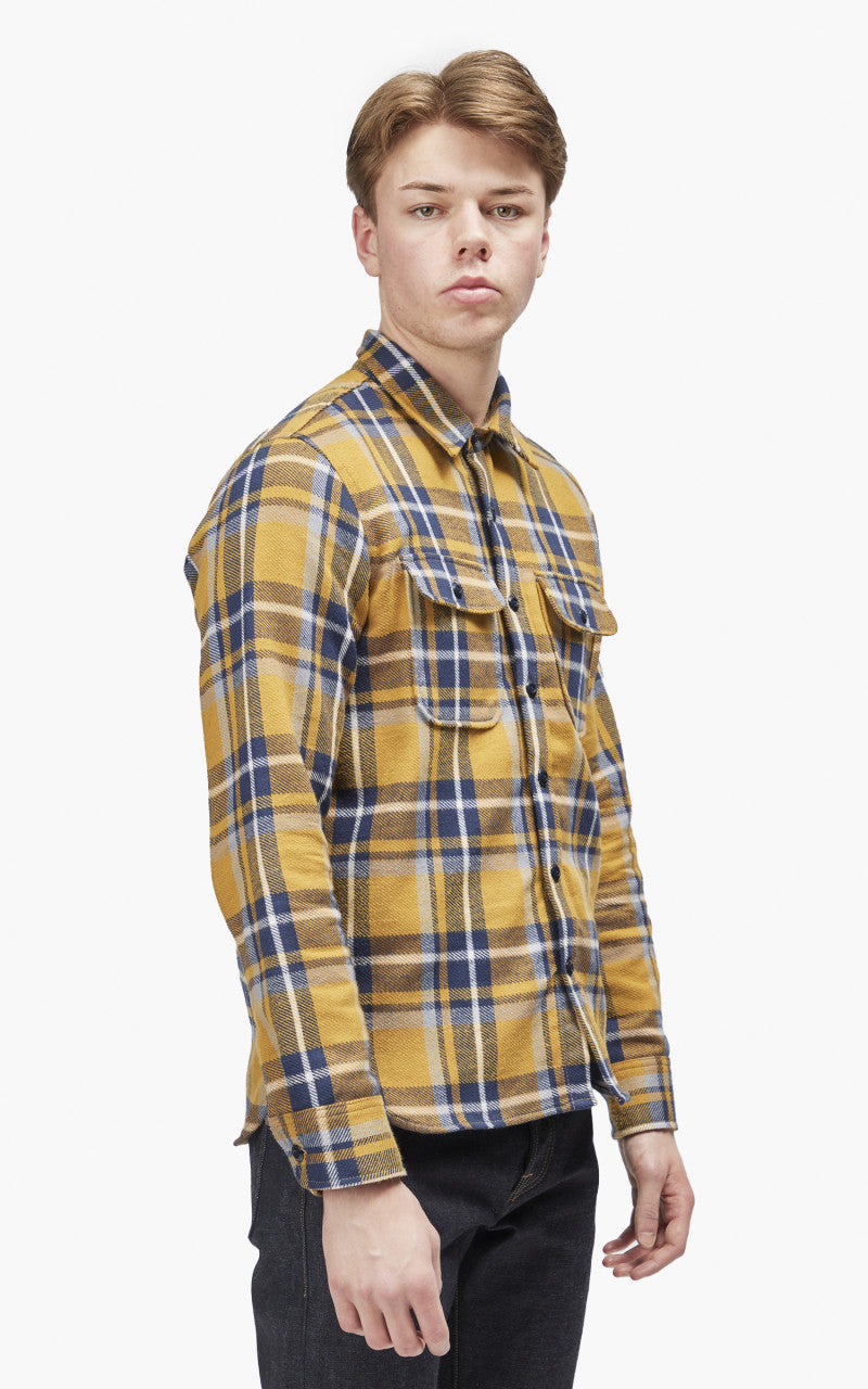 Rogue Territory Field Shirt HB Plaid Gold