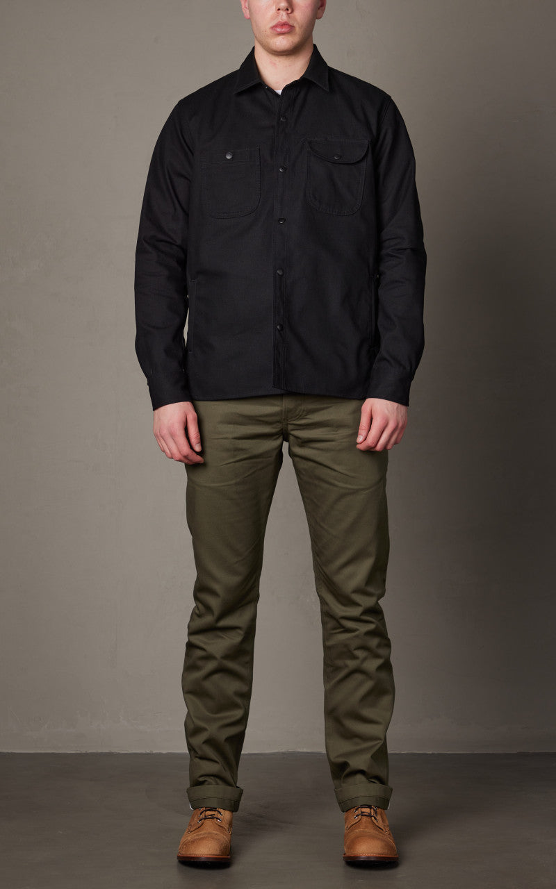 Rogue Territory Service Shirt Selvedge Canvas Black 10oz