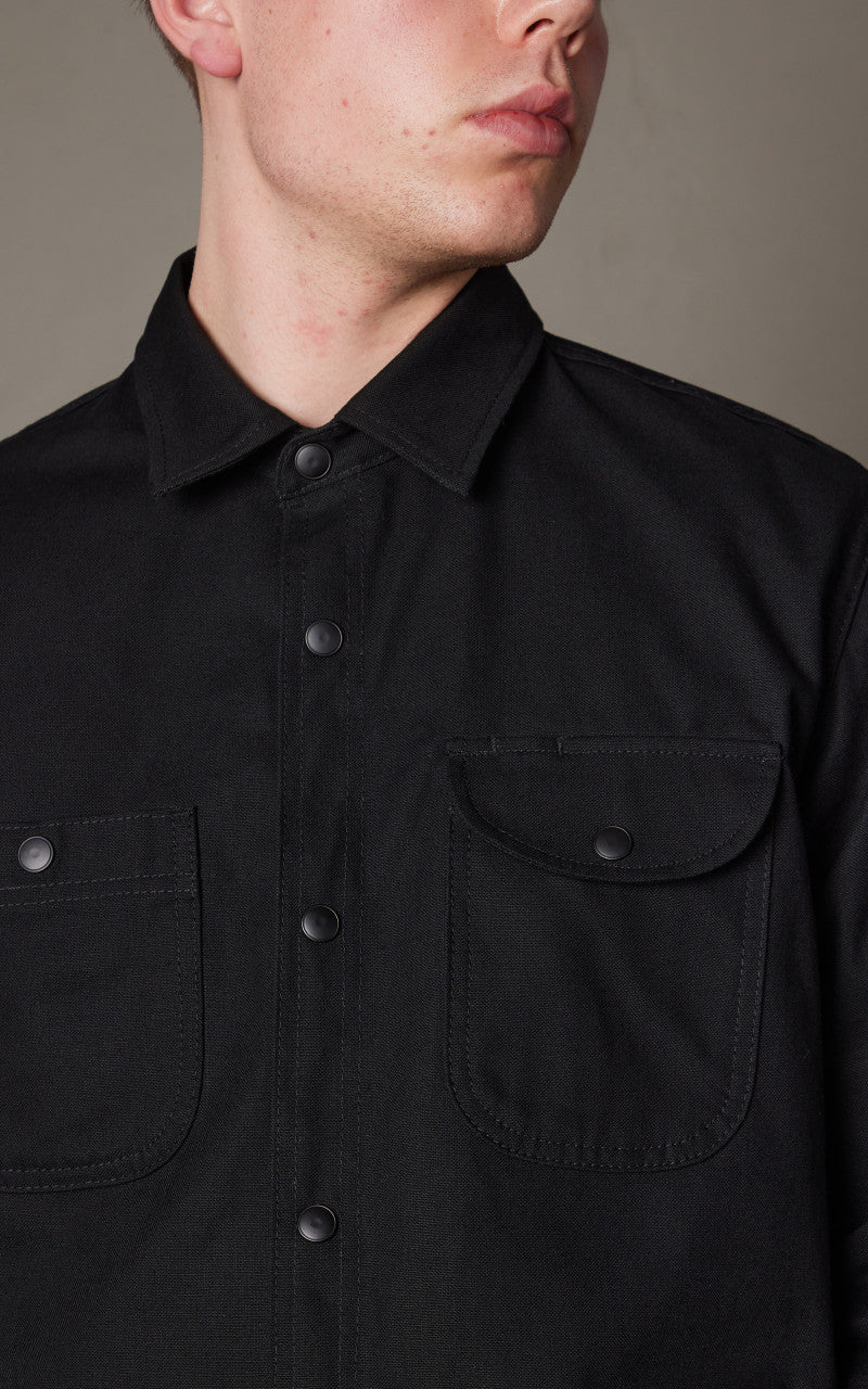 Rogue Territory Service Shirt Selvedge Canvas Black 10oz