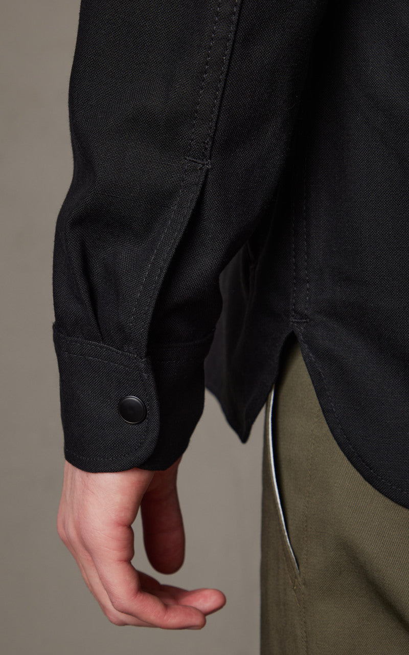 Rogue Territory Service Shirt Selvedge Canvas Black 10oz