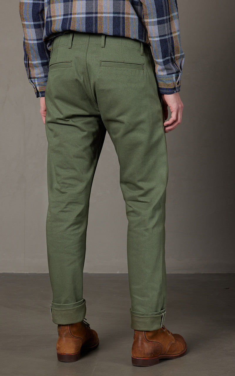 Rogue Territory Infantry Pants Green Selvedge