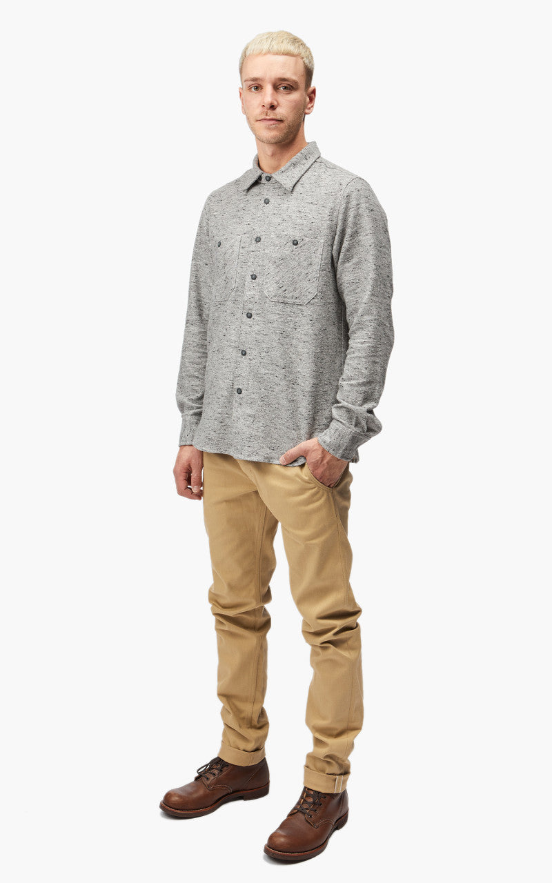 Rogue Territory BM Shirt Lannel Grey Oatmeal