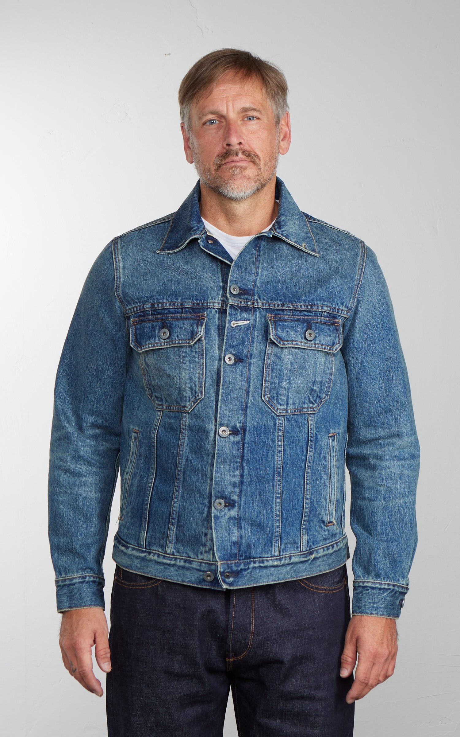 Rogue Territory Cruiser Jacket Vintage Wash Indigo