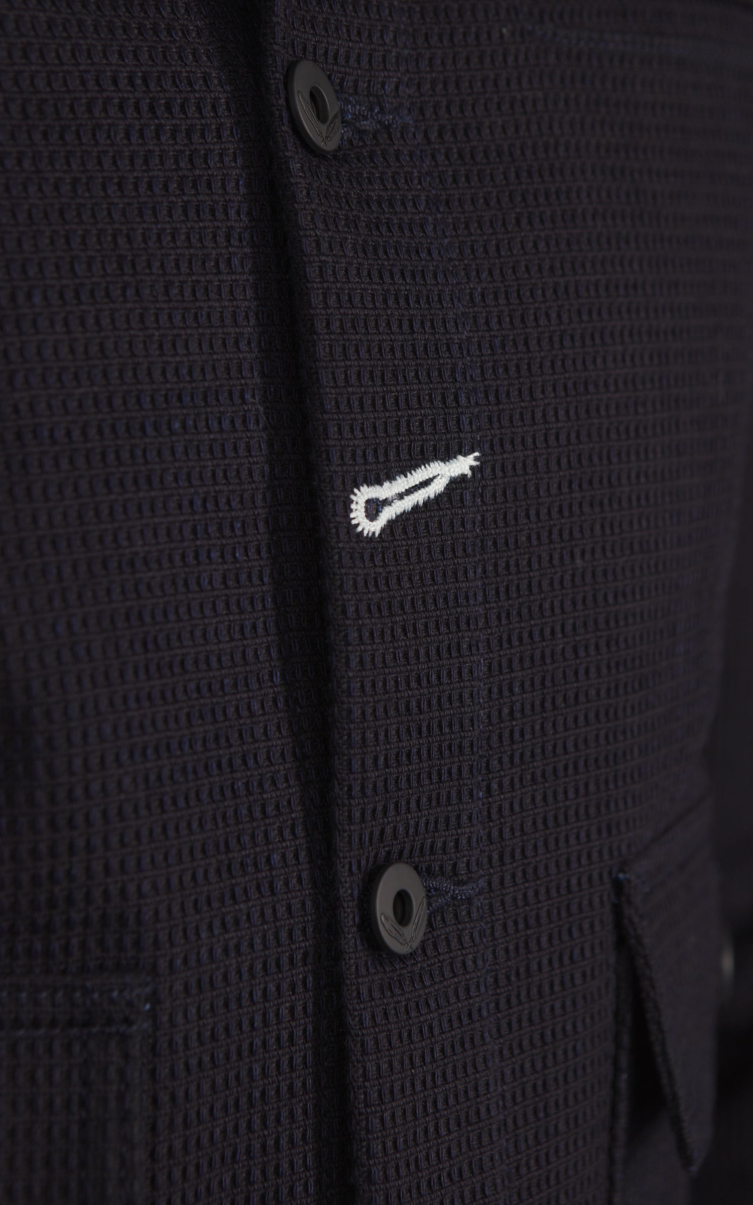 Rogue Territory Ranger Jacket Sashiko Waffle Indigo