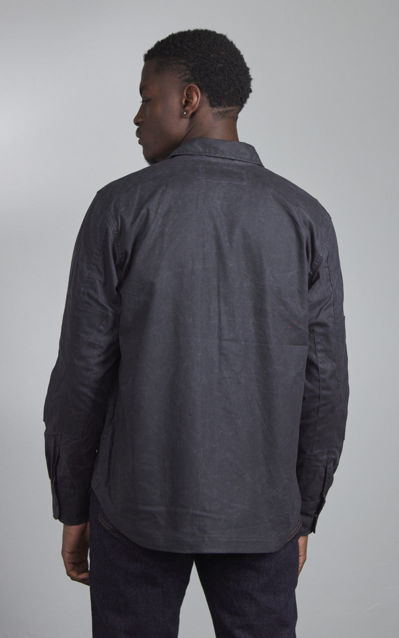 Rogue Territory Patrol Shirt Waxed Canvas Grey