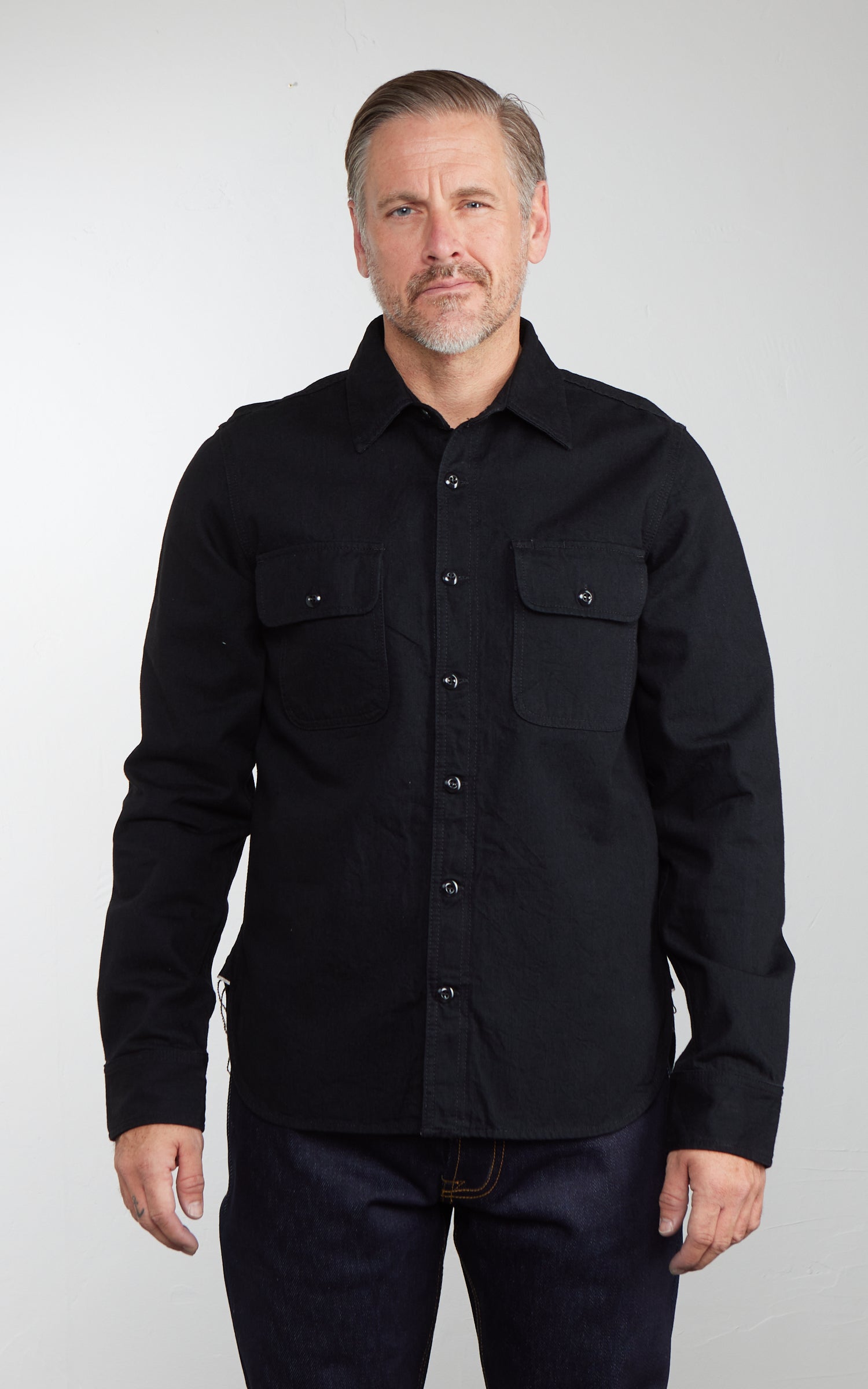 Rogue Territory Field Shirt Rinsed Stealth 11oz