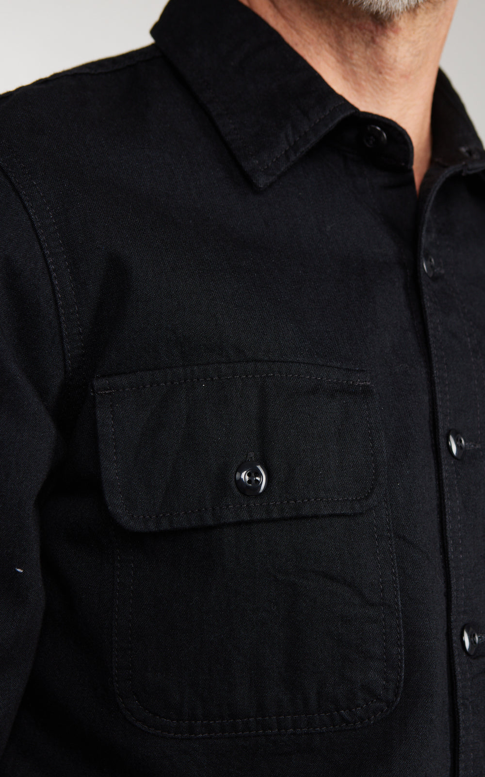 Rogue Territory Field Shirt Rinsed Stealth 11oz