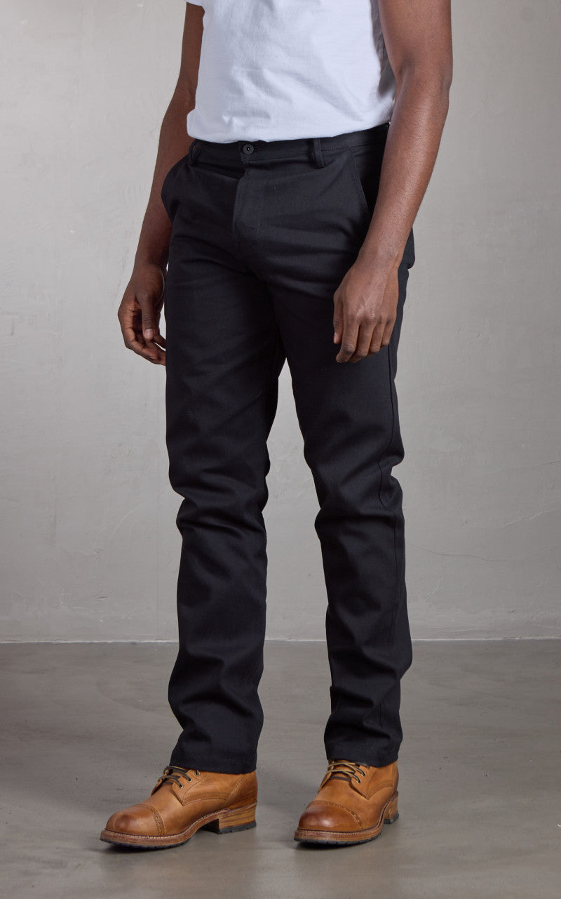 Rogue Territory Officer High Trouser Stealth Black 11oz
