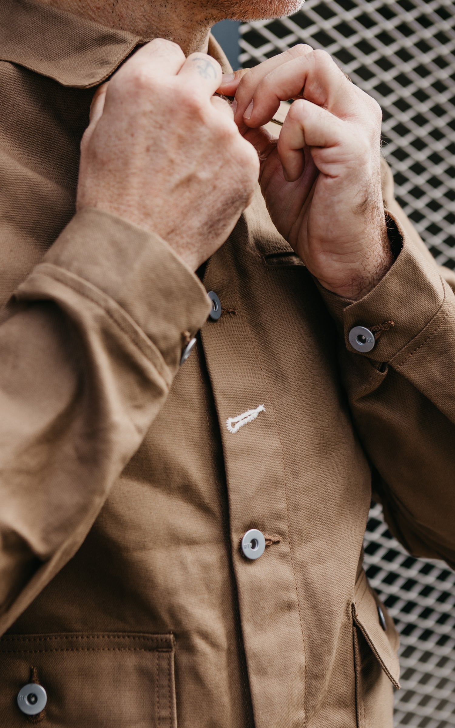 Rogue Territory Ranger Jacket Dry Wax Canvas Brown