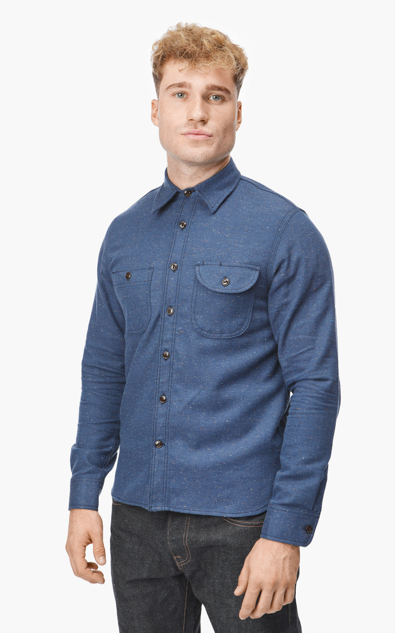Rogue Territory Work Shirt Navy Rainbow Nep