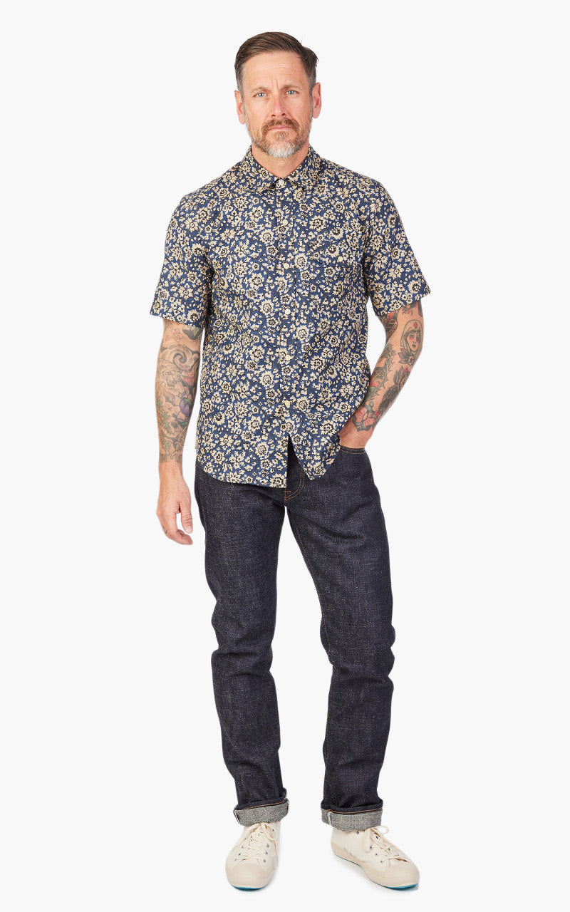 Rogue Territory Maker Shirt Navy Floral