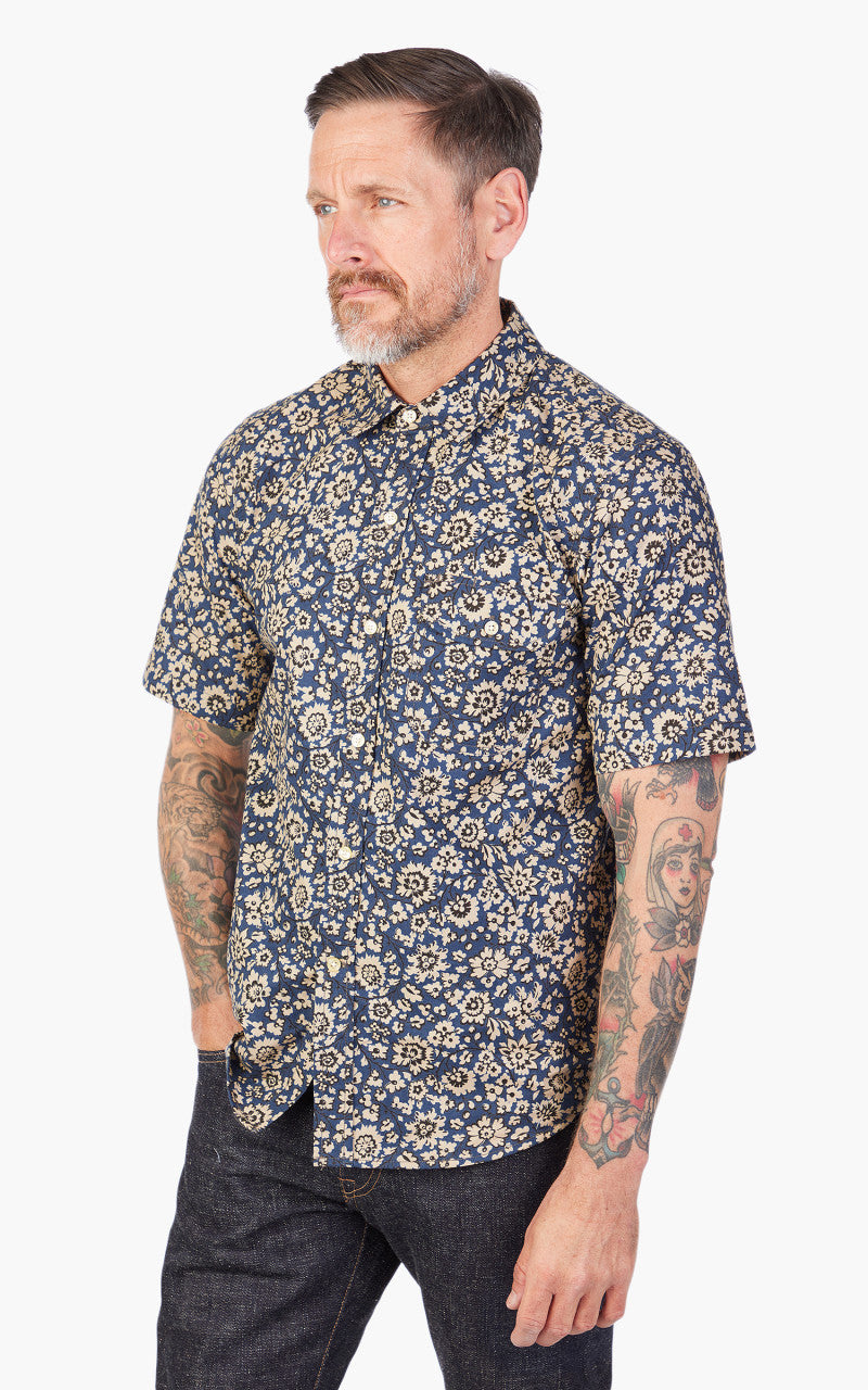 Rogue Territory Maker Shirt Navy Floral