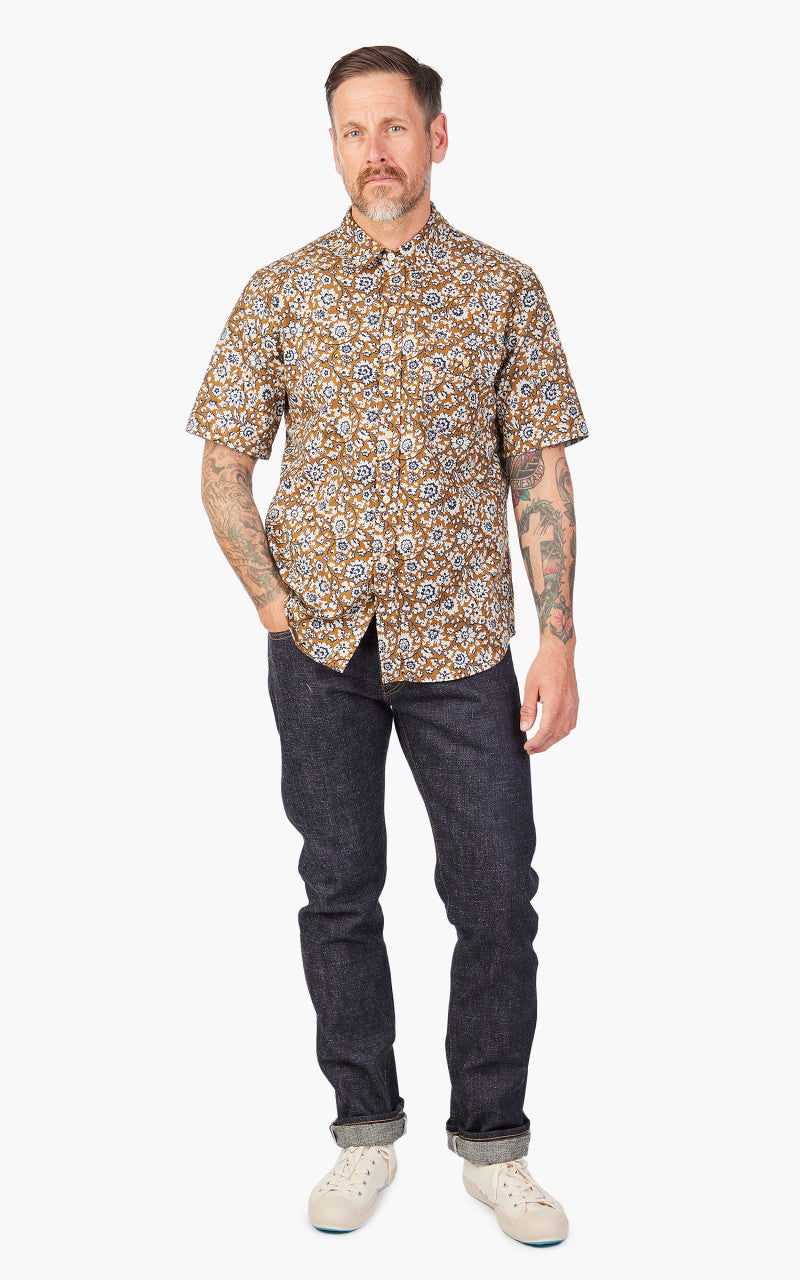 Rogue Territory Maker Shirt Gold Floral