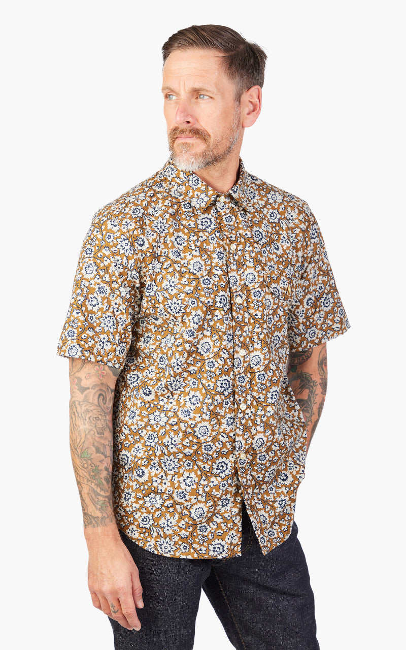 Rogue Territory Maker Shirt Gold Floral