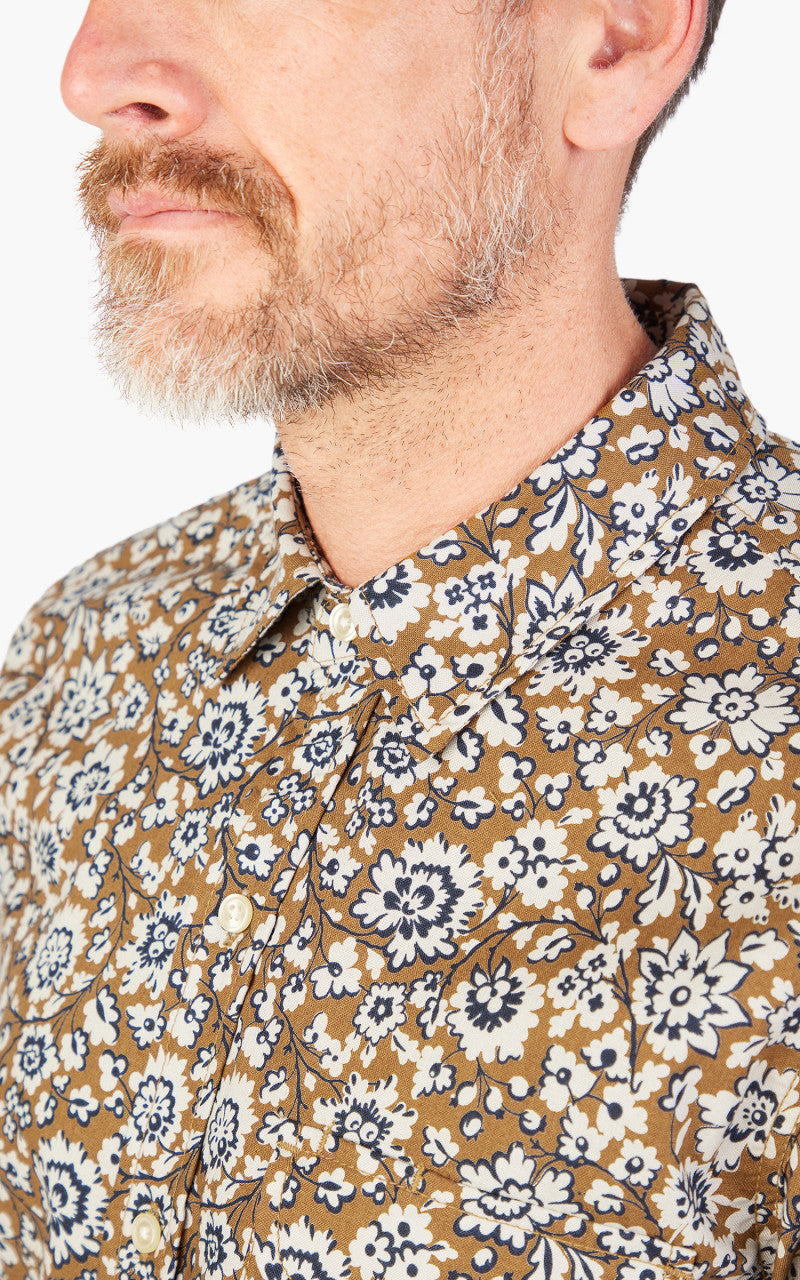 Rogue Territory Maker Shirt Gold Floral