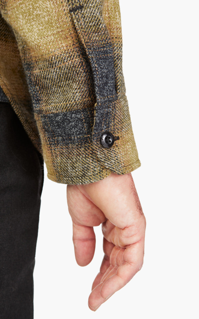 Rogue Territory BM Shirt Ombre Plaid Gold