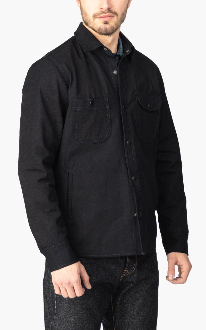 Rogue Territory Service Shirt Lined Indigo Selvedge Denim 11oz