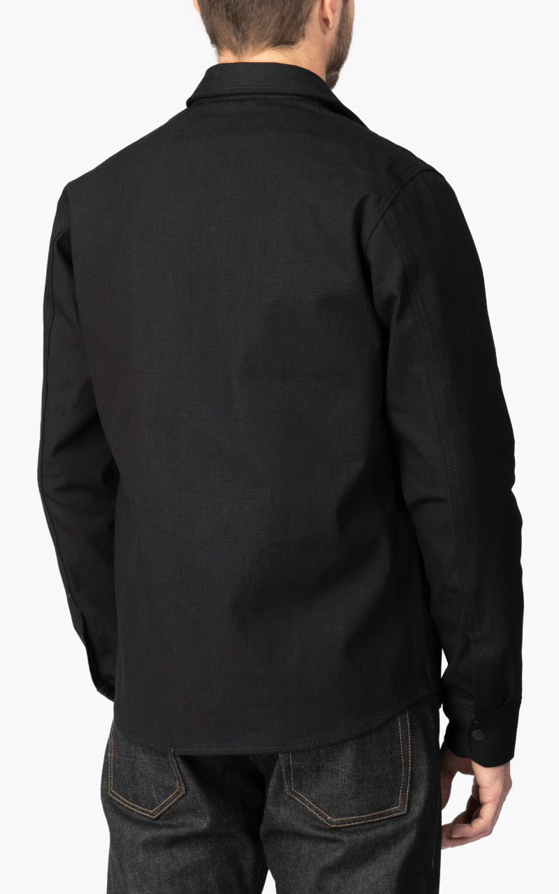 Rogue Territory Service Shirt Lined Indigo Selvedge Denim 11oz