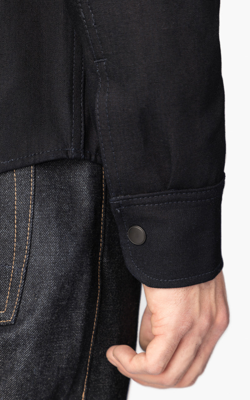 Rogue Territory Service Shirt Lined Indigo Selvedge Denim 11oz