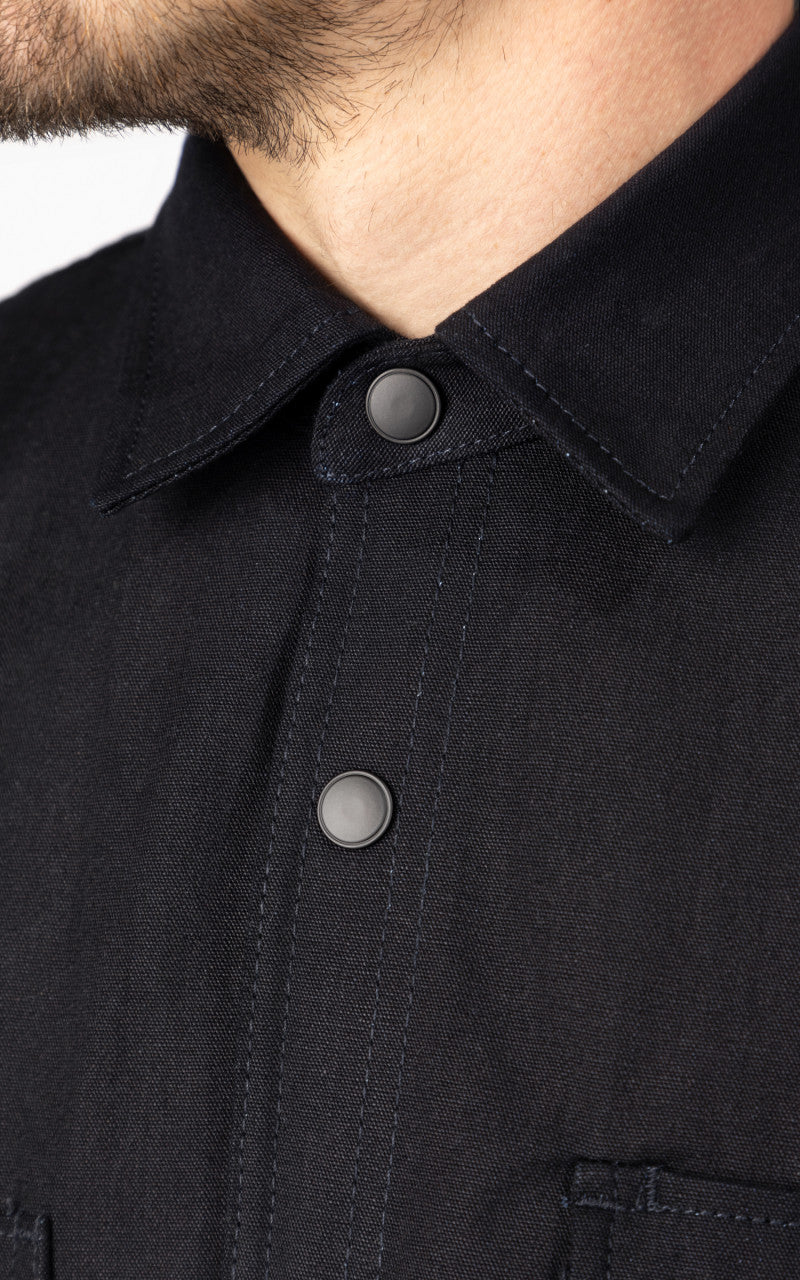 Rogue Territory Service Shirt Lined Indigo Selvedge Denim 11oz