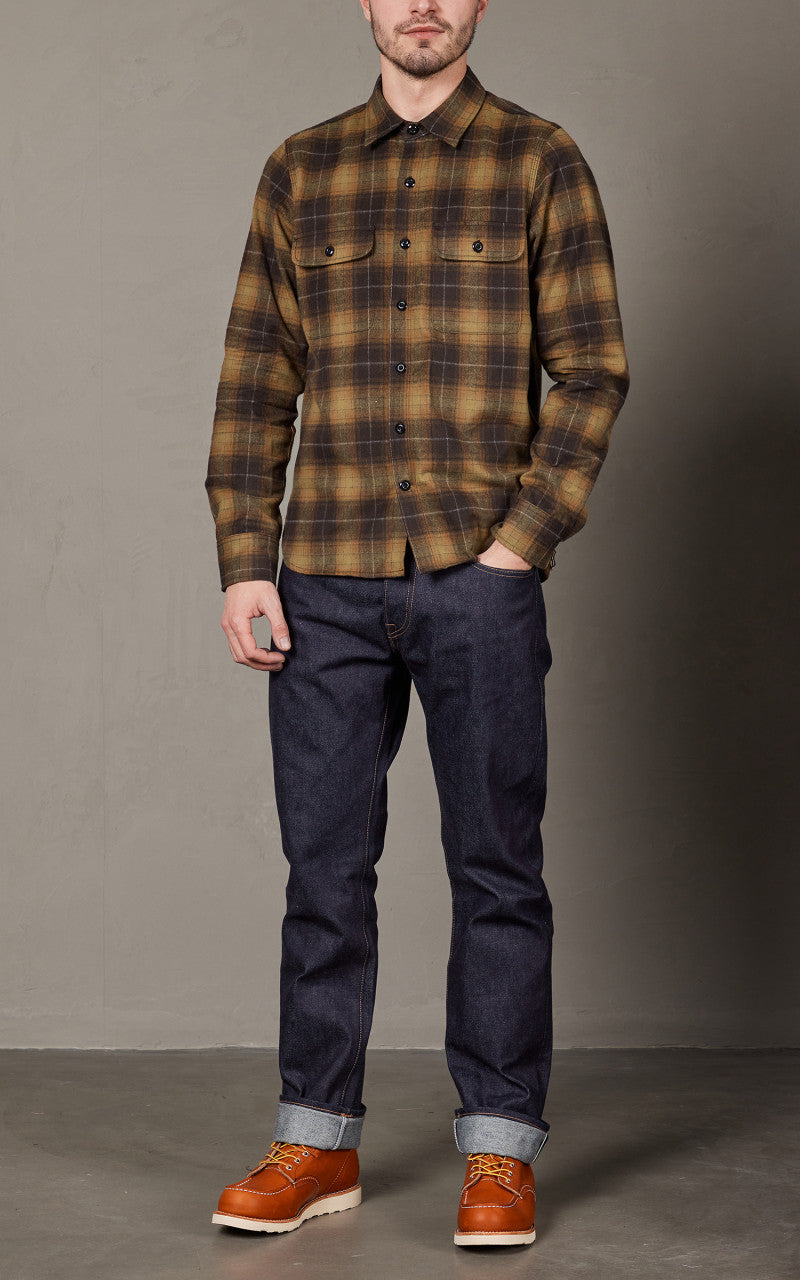 Rogue Territory Field Shirt Sienna Brushed Plaid