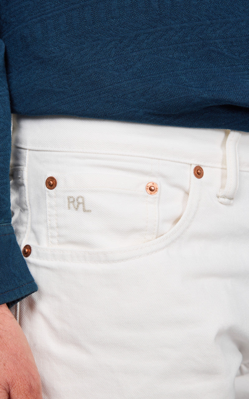 RRL Slim Fit Jean Whitestone