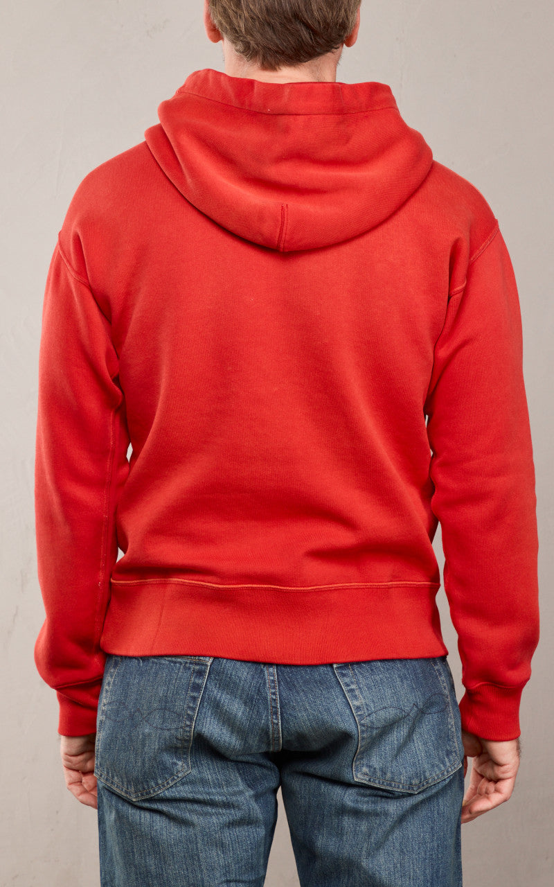 RRL Ranch Logo Hoodie Faded Red