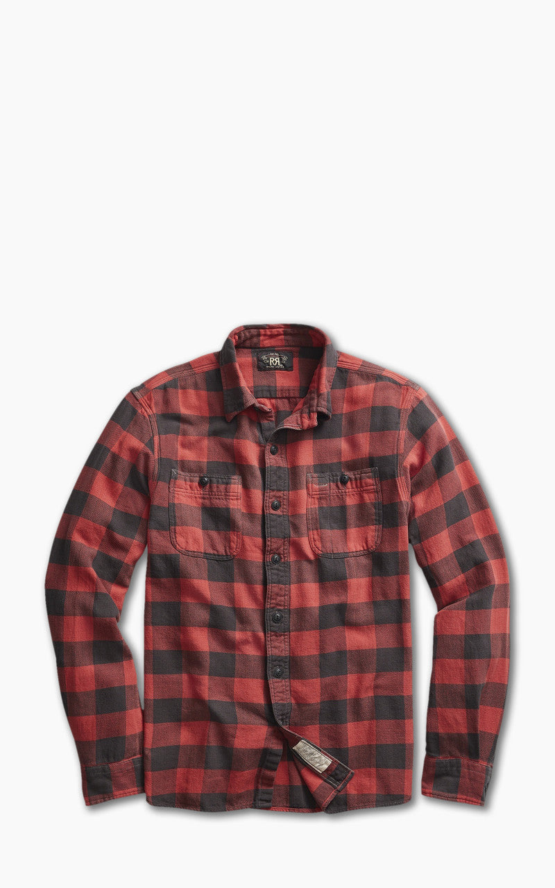 トップス RRL Flannel shirt RRL BY Ralph Lauren Plaid Twill Work Shirt -782795229001