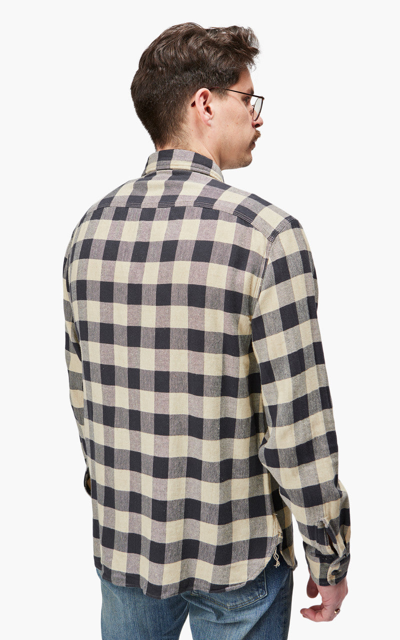 RRL Matlock Western Shirt Black/Cream